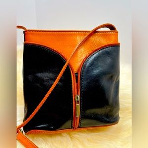 Firenze ( Florence) Genuine Leather Made in Italy Crossbody Bag!